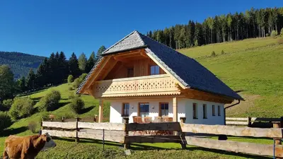Naturlandschaft in der Nähe des Chalets