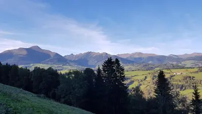 Naturlandschaft in der Nähe des Chalets