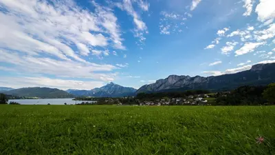 Naturlandschaft in der Nähe des Bauernhofs