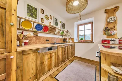 Küche/Küchenzeile in der Unterkunft Holiday Home Edt