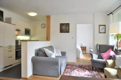 Küche/Küchenzeile in der Unterkunft Apartment Ischl Home
