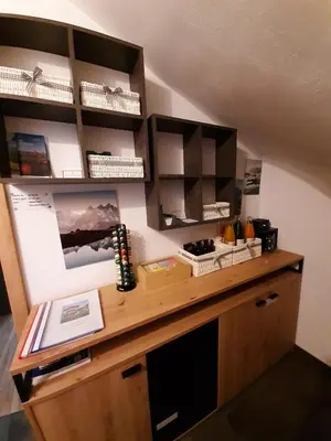 Küche/Küchenzeile in der Unterkunft Susis Ferienwohnung