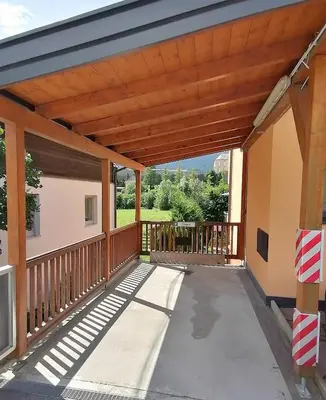 Ein Balkon oder eine Terrasse in der Unterkunft Susis Ferienwohnung