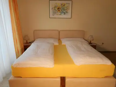 Ein Bett oder Betten in einem Zimmer der Unterkunft Haus Amalia