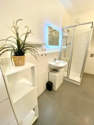 Ein Badezimmer in der Unterkunft Rettenkogel im Zentrum von Bad Ischl