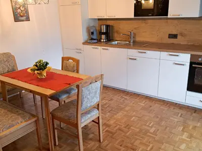 Küche/Küchenzeile in der Unterkunft Apartment Waldfrieden by Interhome
