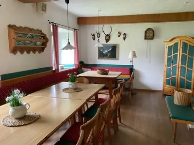 Ein Sitzbereich in der Unterkunft Steiner Stammhaus