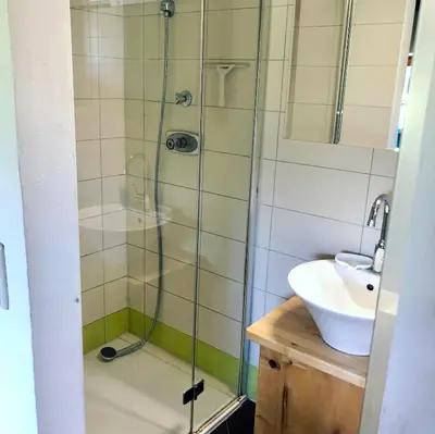 Ein Badezimmer in der Unterkunft Gut im Schlag