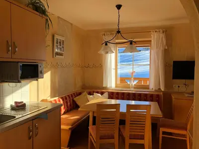 Küche/Küchenzeile in der Unterkunft Appartement Zechmann Rohrmoos