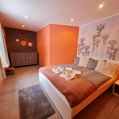 Ein Bett oder Betten in einem Zimmer der Unterkunft Murzeit Zweite