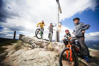 Radfahren an der Unterkunft Alpengasthof Krische oder in der Nähe