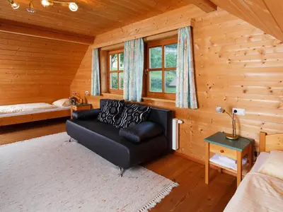 Ein Bett oder Betten in einem Zimmer der Unterkunft Holiday Home Sonnleiten-1 by Interhome