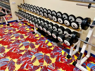 Das Fitnesscenter und/oder die Fitnesseinrichtungen in der Unterkunft Apartment Hofresidenz-2 by Interhome