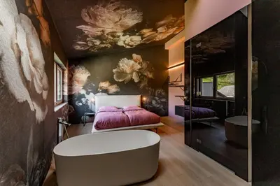 Ein Bett oder Betten in einem Zimmer der Unterkunft City Fischer Design Apartment