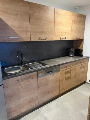 Küche/Küchenzeile in der Unterkunft Grünberg Apartments