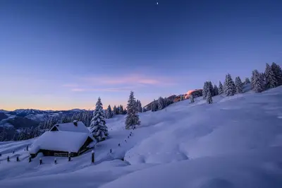 Jörgenbauerhütte im Winter