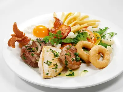 Essen im Hotel oder in der Nähe