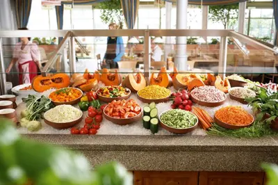 Essen im Hotel oder in der Nähe