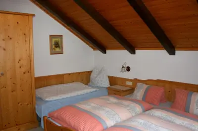 Ein Bett oder Betten in einem Zimmer der Unterkunft Apartment Bleisch