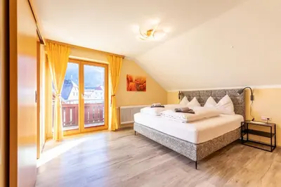 Ein Bett oder Betten in einem Zimmer der Unterkunft Haus Pitzer/Apartments Troicher