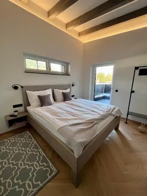 Ein Bett oder Betten in einem Zimmer der Unterkunft Schladming LOFT