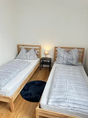 Ein Bett oder Betten in einem Zimmer der Unterkunft Appartement Schwanenstadt