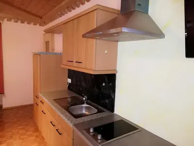 Küche/Küchenzeile in der Unterkunft Zimmer und Appartement Marktcafe Sankt Peter am Kammersberg 87