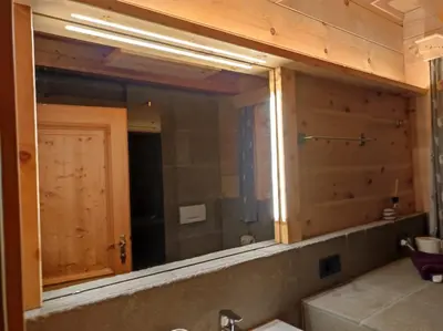 Ein Badezimmer in der Unterkunft Bio Bauernhof Perneißl Apartment