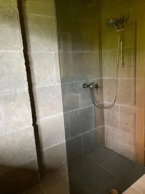 Ein Badezimmer in der Unterkunft Bio Bauernhof Perneißl Apartment
