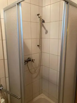 Ein Badezimmer in der Unterkunft Privatzimmer am See