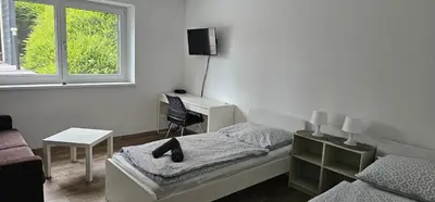 Ein Bett oder Betten in einem Zimmer der Unterkunft peter@home