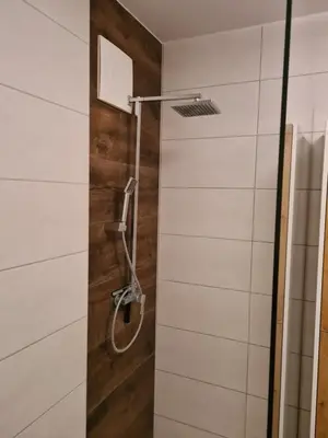 Ein Badezimmer in der Unterkunft peter@home