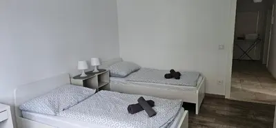 Ein Bett oder Betten in einem Zimmer der Unterkunft peter@home