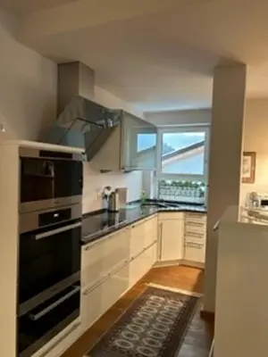 Küche/Küchenzeile in der Unterkunft Grossbergblick