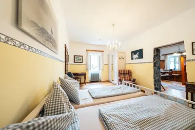 Ein Bett oder Betten in einem Zimmer der Unterkunft SIEGLGUT