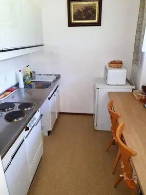 Küche/Küchenzeile in der Unterkunft Alpenurlaub II Wohnung mit Traumausblick