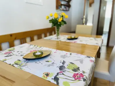 Ein Sitzbereich in der Unterkunft Bergluft Appartement - Haus Lerchegger
