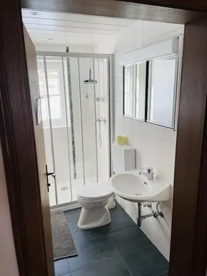Ein Badezimmer in der Unterkunft Bergluft Appartement - Haus Lerchegger
