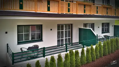 Das Gebäude in dem sich die Ferienwohnung befindet