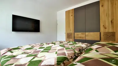 Ein Bett oder Betten in einem Zimmer der Unterkunft Landhaus Seppenbauer