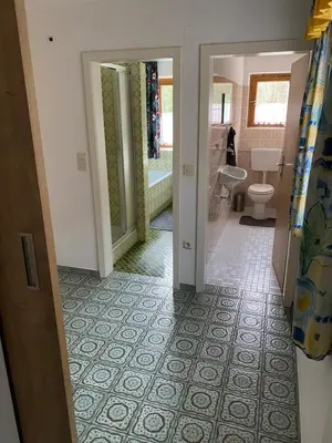 Ein Badezimmer in der Unterkunft Haus Tanne Abtenau
