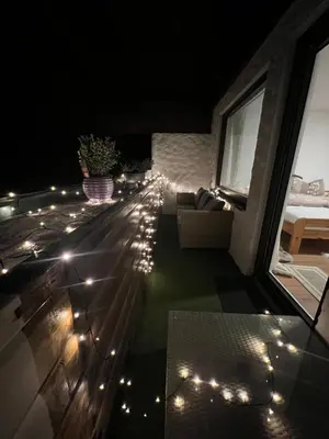 Ein Balkon oder eine Terrasse in der Unterkunft Apartment Sunset am Wolfgangsee