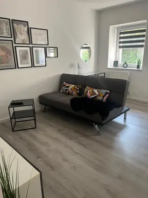 Ein Sitzbereich in der Unterkunft Nice Apartment in Gmunden