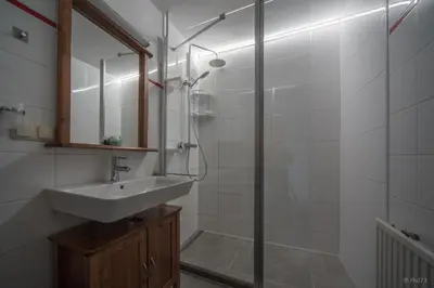 Ein Badezimmer in der Unterkunft Haus Steinhof