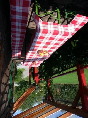 Ein Garten an der Unterkunft Haus Steinhof