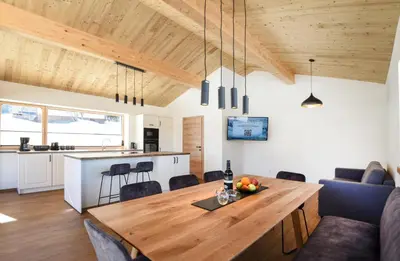 Küche/Küchenzeile in der Unterkunft Ferienhaus Urlpold