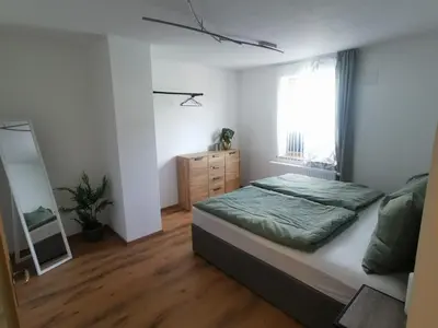 Ein Bett oder Betten in einem Zimmer der Unterkunft Appartement Sonnenrot