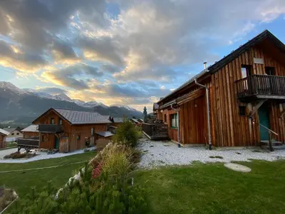 Naturlandschaft in der Nähe des Chalets