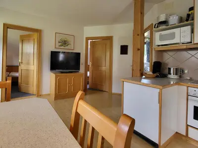 Küche/Küchenzeile in der Unterkunft Appartements Höller