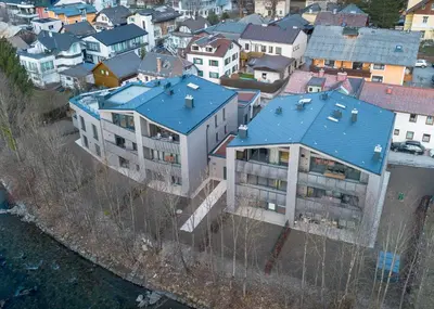 Das Gebäude in dem sich die Ferienwohnung befindet